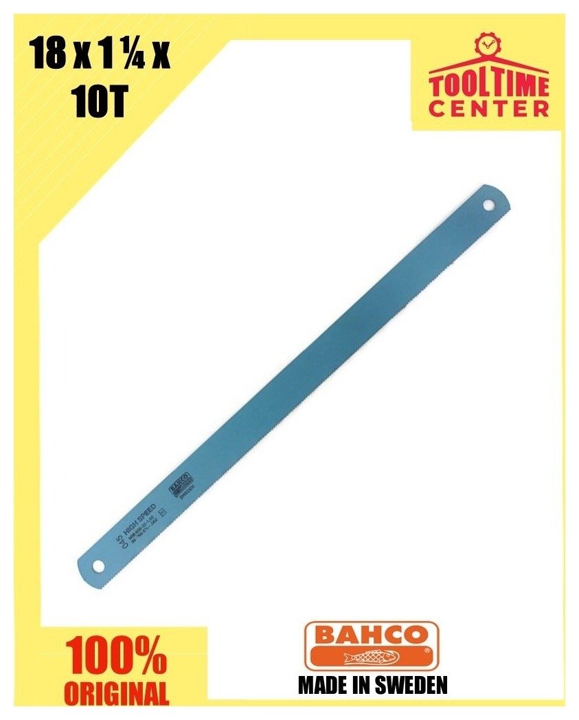 10 in x 18 TPI High Speed Steel Hacksaw Blade
