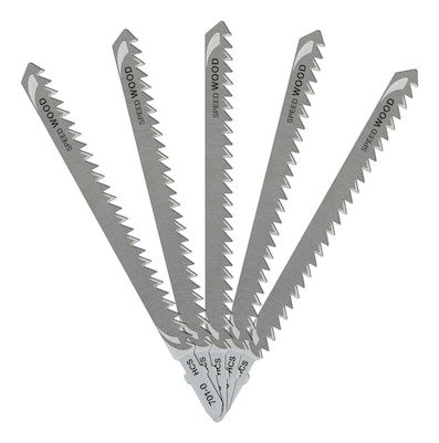 100mm T- Shank HCS Jigsaw Blade Wood (T301DL) (5 Pk)