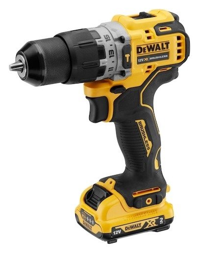 12V XR Brushless Hammer Drill Driver - 2 X 2Ah Batteries