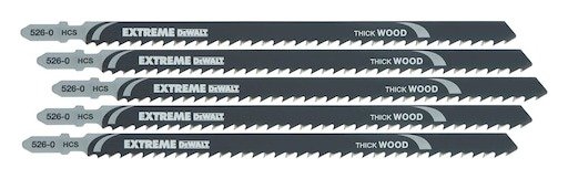 155mm T-Shank HCS Jigsaw Blade Wood (T744D) (5 Pk)