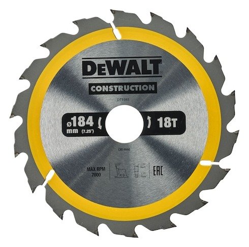 184mm x 30mm 18T Circular Saw Blade
