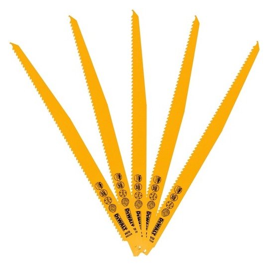 305mm 6 TPI (Wood) Bi-Metal Reciprocating Blade (5 Pk)