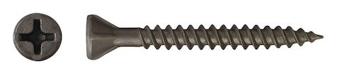 35mm x 3.8mm Flat Head Screws With Nibs (1000+1 Pk)