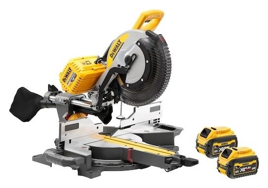 54V XR FLEXVOLT 305mm Mitre Saw - 2 X 6Ah