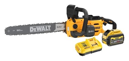 54V XR FLEXVOLT 50cm High Powered Chainsaw - 1 x 9Ah