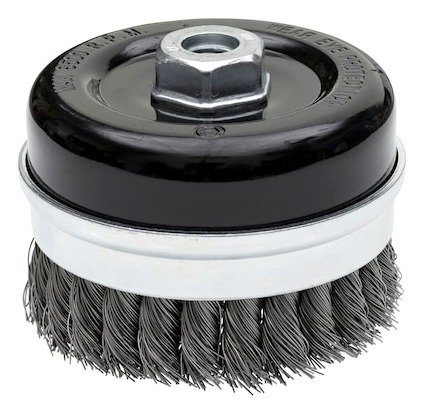 65mm M14 Twist Knot Wire Cup Brush