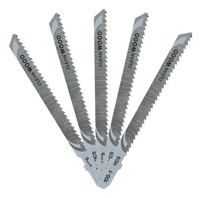 73mm T-Shank HCS Jigsaw Blade Wood (T101B) (5 Pk)