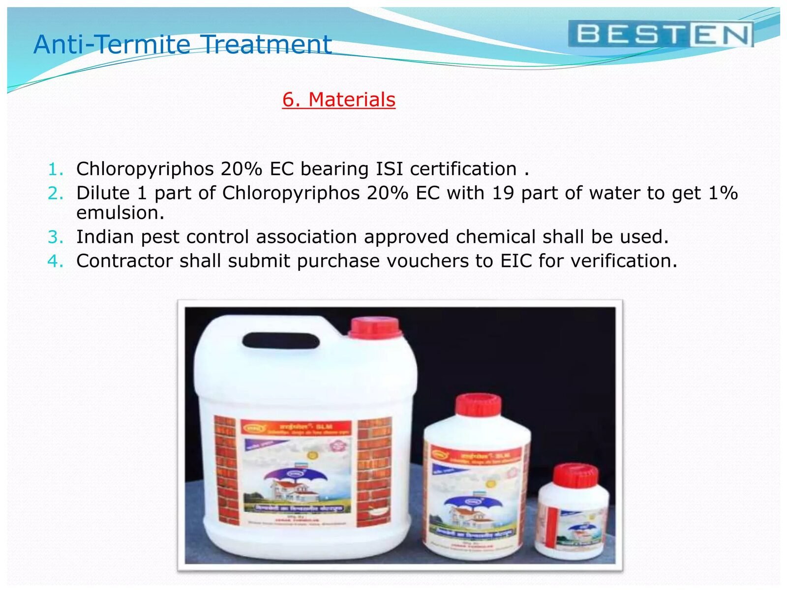 Anti Termite Treatment Chemical 20L