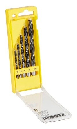 Brad Point Wood Drill Bit Set (5 pc.)