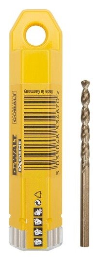ELITE 4mm x 75mm HSS-E Cobalt Alloy Steel Metal Drill Bit (10 Pk)