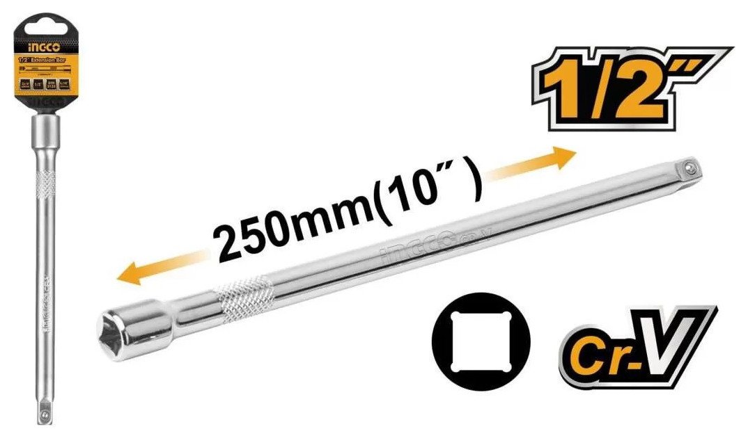 Extension Bar 1/2in 10in