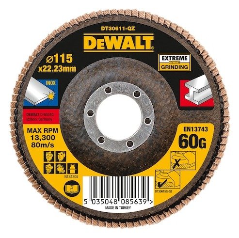 EXTREME 115mm 60G T27 Zirconium Oxide Flap Disc