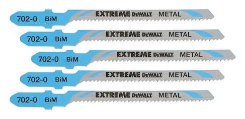 EXTREME 55mm T-Shank BiM Jigsaw Blade Metal (T118EOF) (5 Pk)