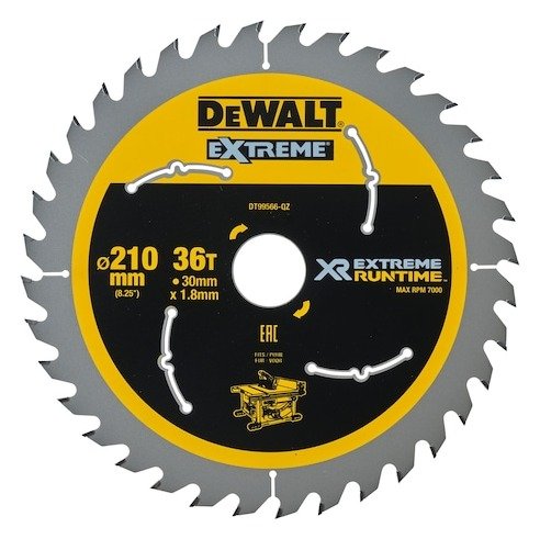 EXTREME RUNTIME 210mm x 30mm 36T Circular Saw Blade