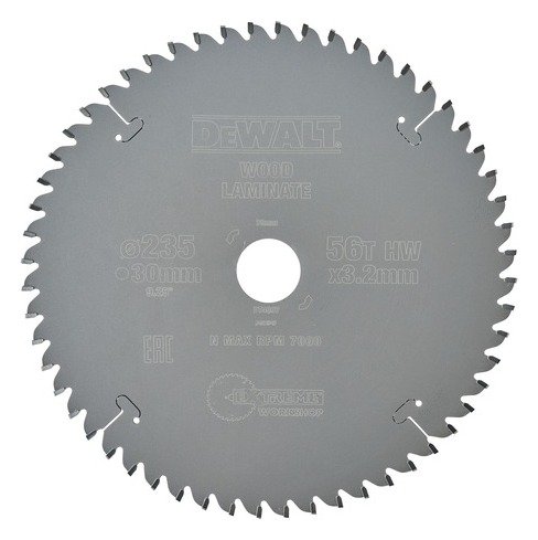 EXTREME WORKSHOP 235mm x 30mm 56T Circular Saw Blade