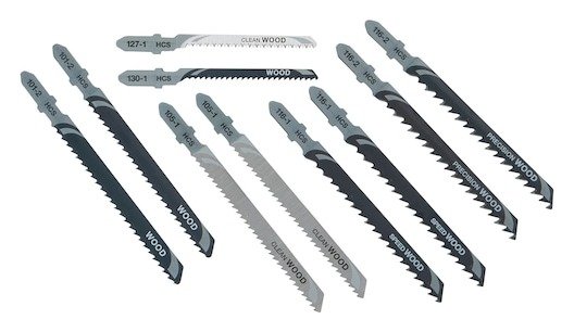 HCS Jigsaw Blade (Wood) Set (10 pc.)