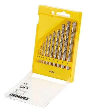HSS-G Metal Drill Bit Set (10 pc.)