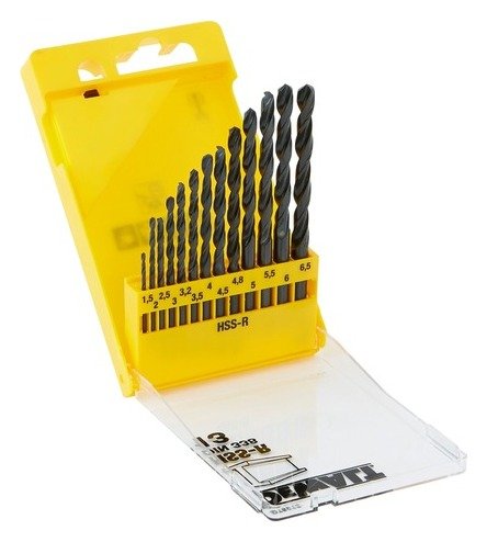 HSS-R Black Oxide Metal Drill Bit Set (13 pc.)