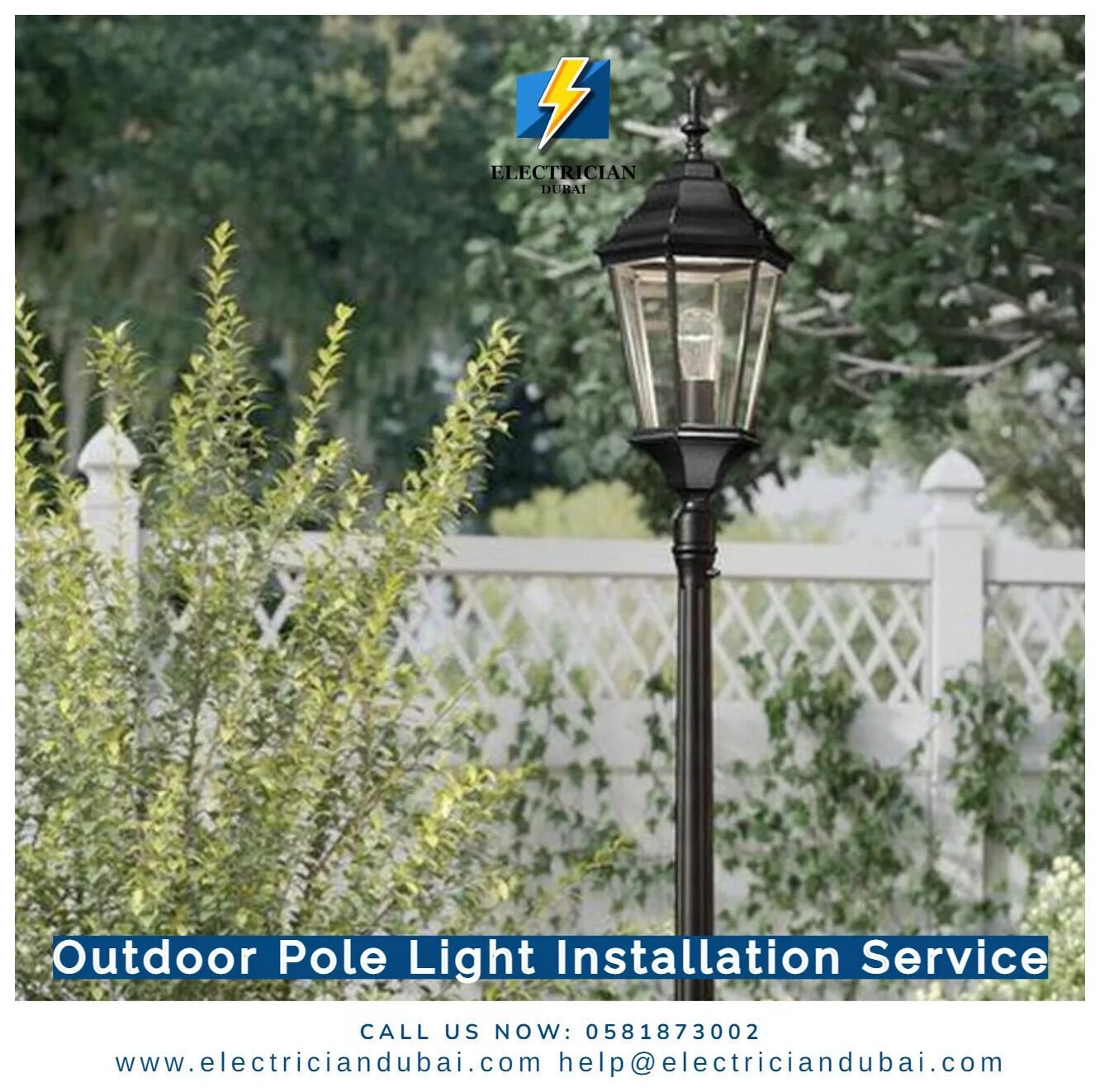 Lighting Pole Garden 3m