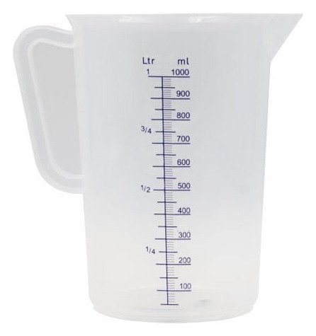 Measuring Jug Plastic 1L