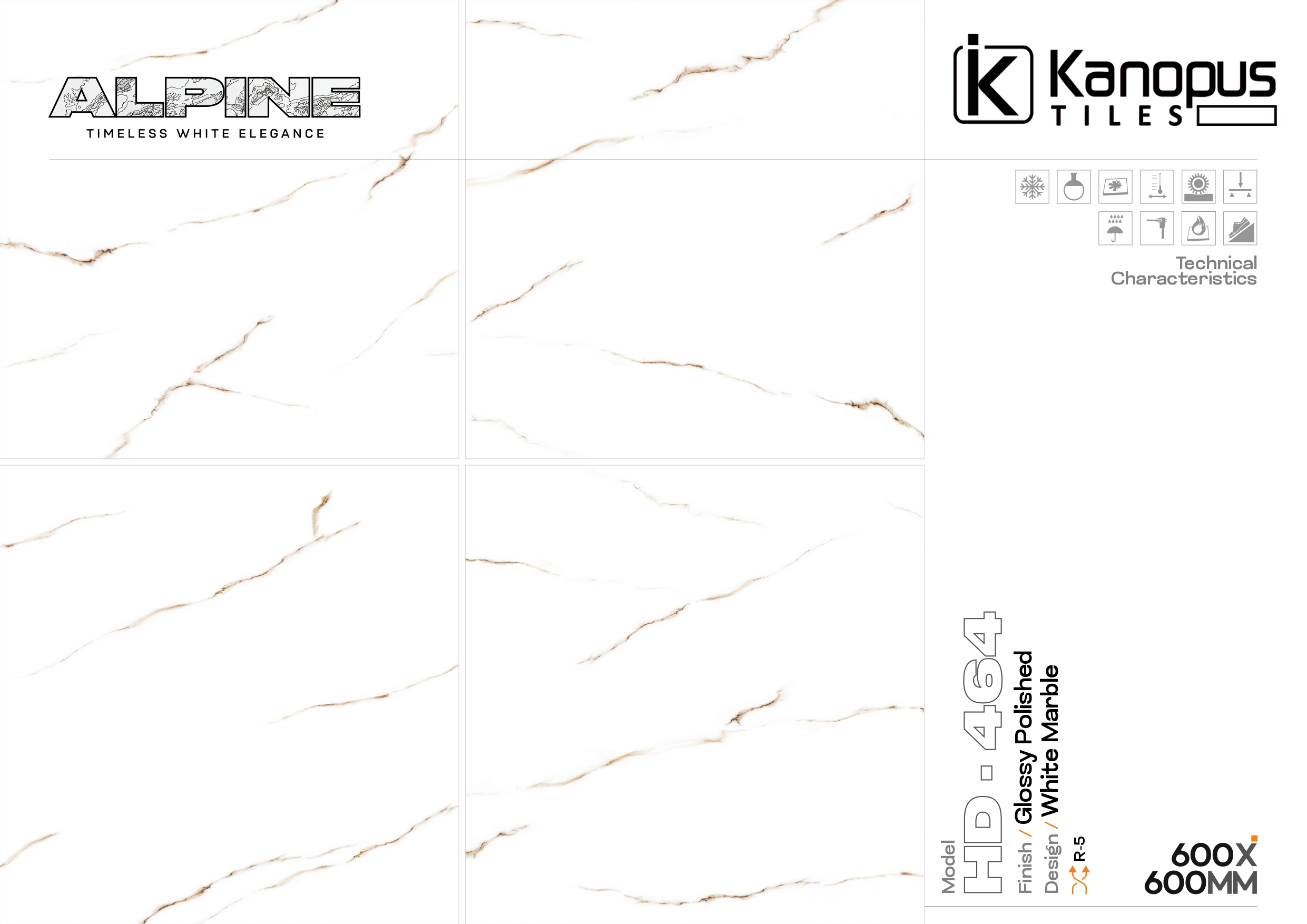 Porcelain Tiles 600x600mm