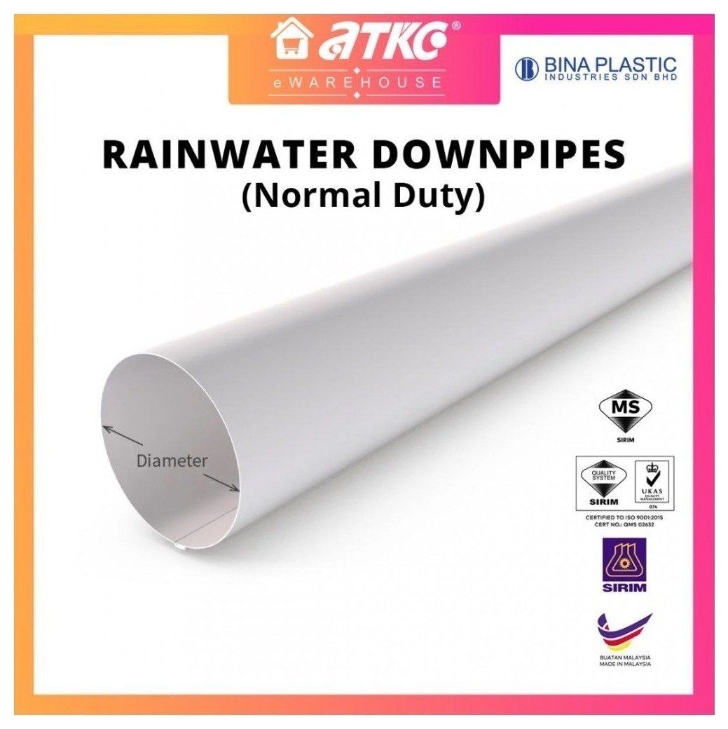 Rainwater Downpipe PVC 110mm