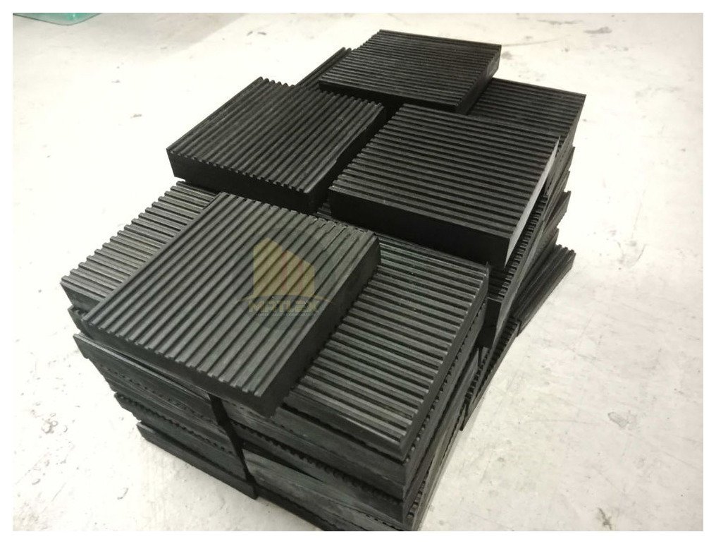 Rubber Pad Anti Vibration 100x100mm