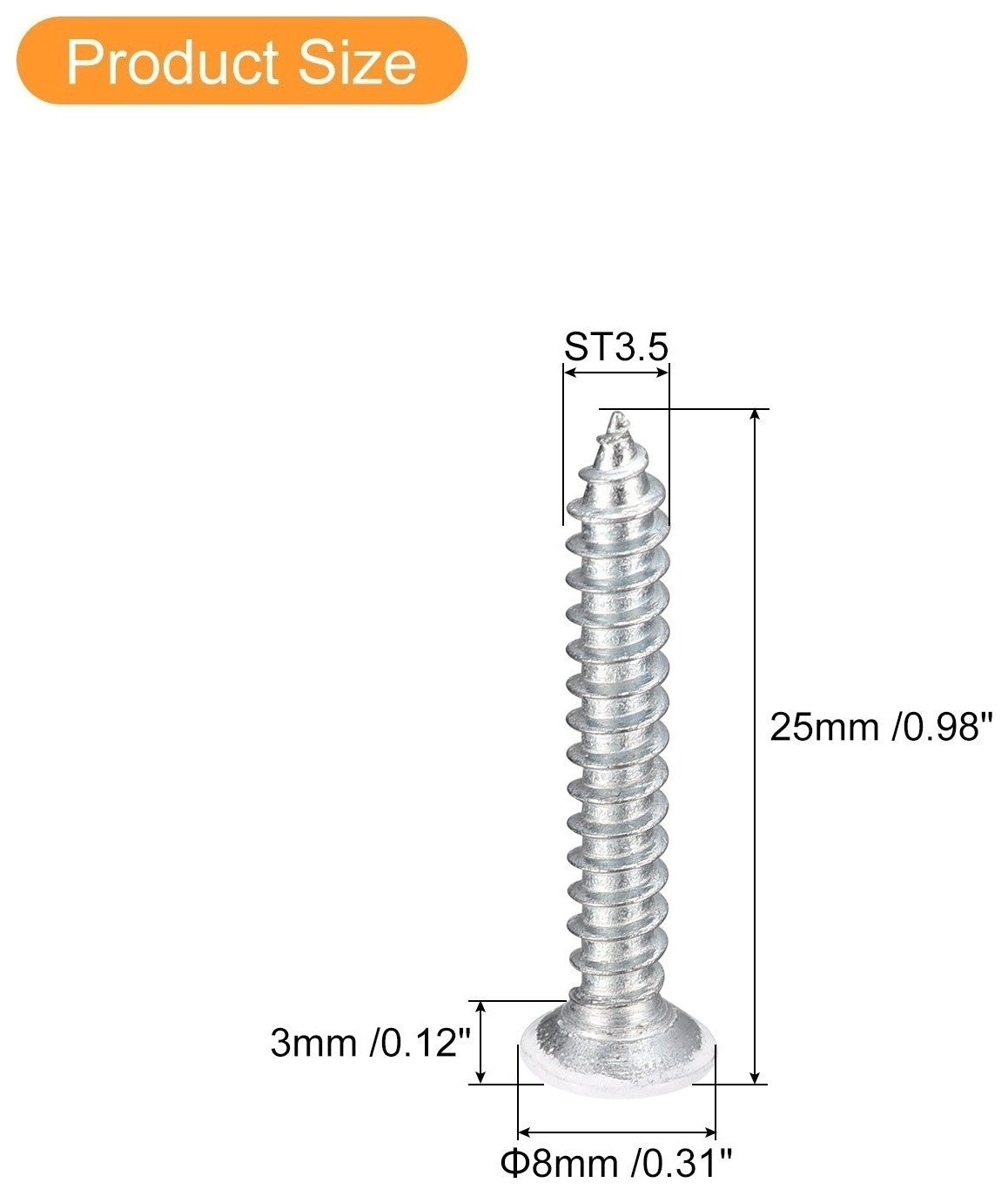 Self Tapping Screw 3.5x25mm